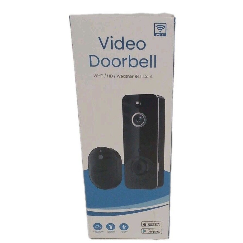 Video Doorbell Wifi HD weather Resistant New In Packaging